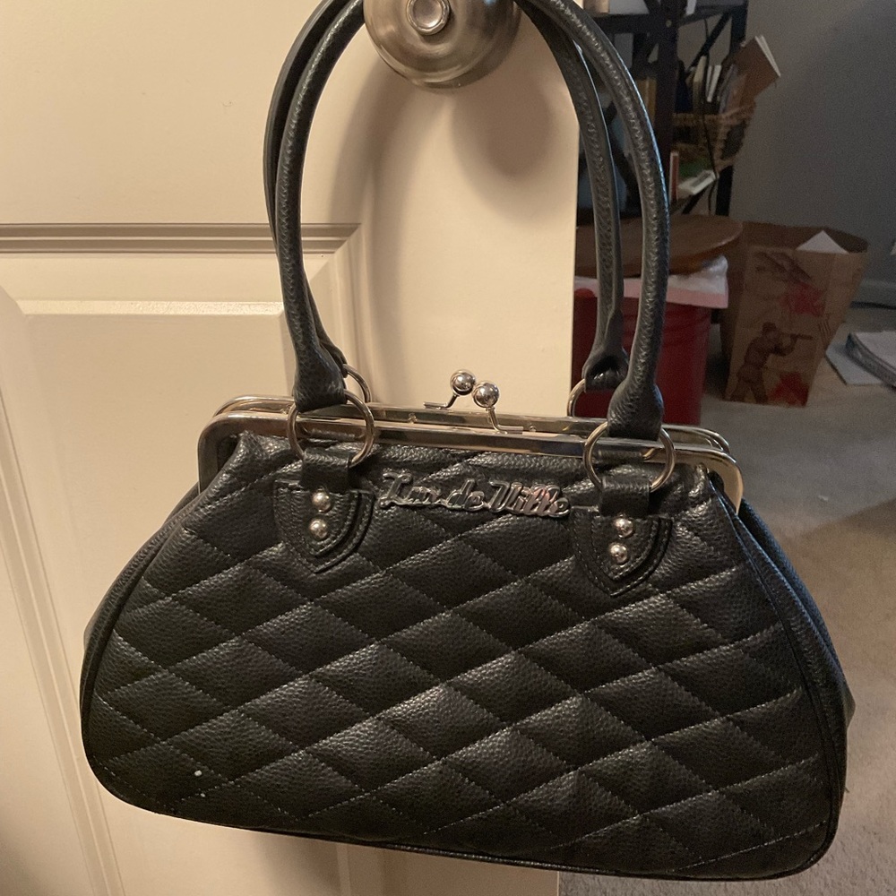 Lux de Ville Kisslock satchel retro rockabilly